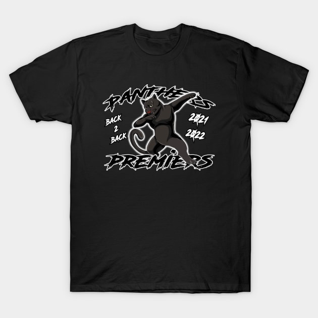 Penrith Panthers - PREMIERS 2021-22 BACK 2 BACK T-Shirt by OG Ballers